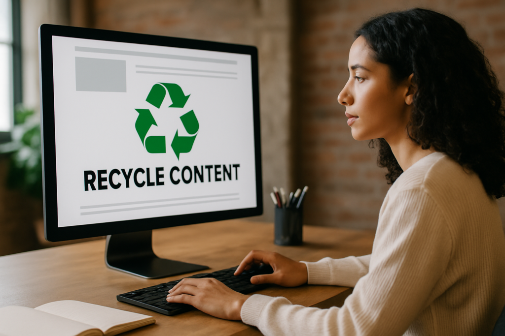 ai tools to recycle old content