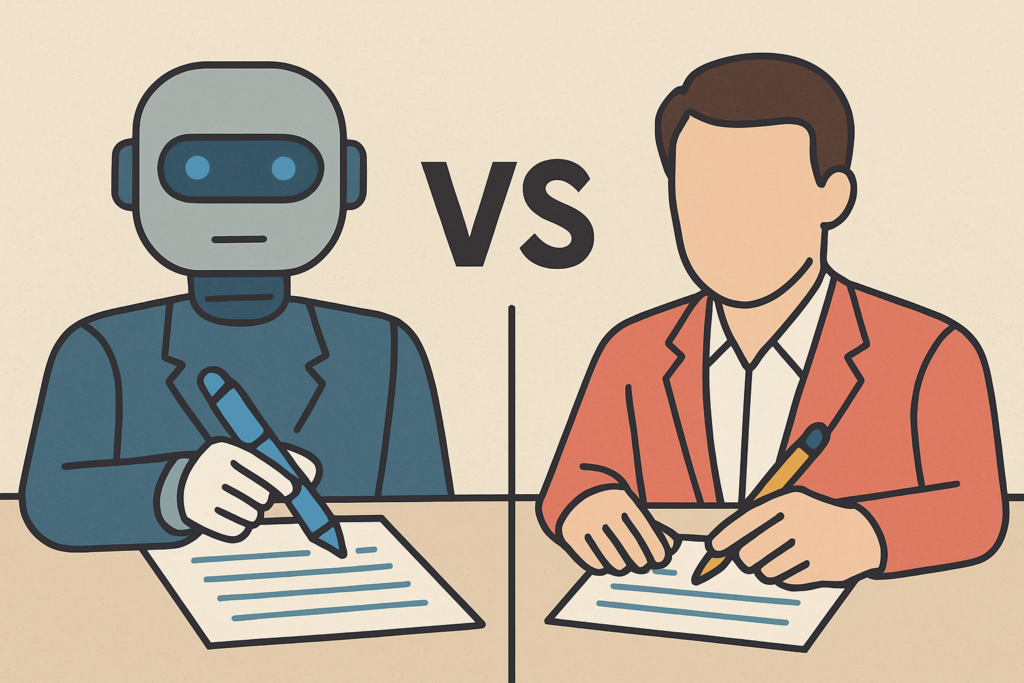 ai vs. human writers