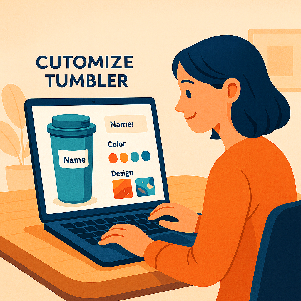 Revolutionizing shopping with AI powered personalized tumblers.
