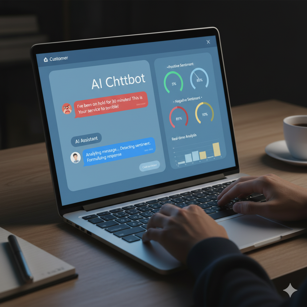 Sentiment Analysis in Real-Time AI-Written Customer Communication Sentiment Analysis in Real-Time AI-Written Customer Communication